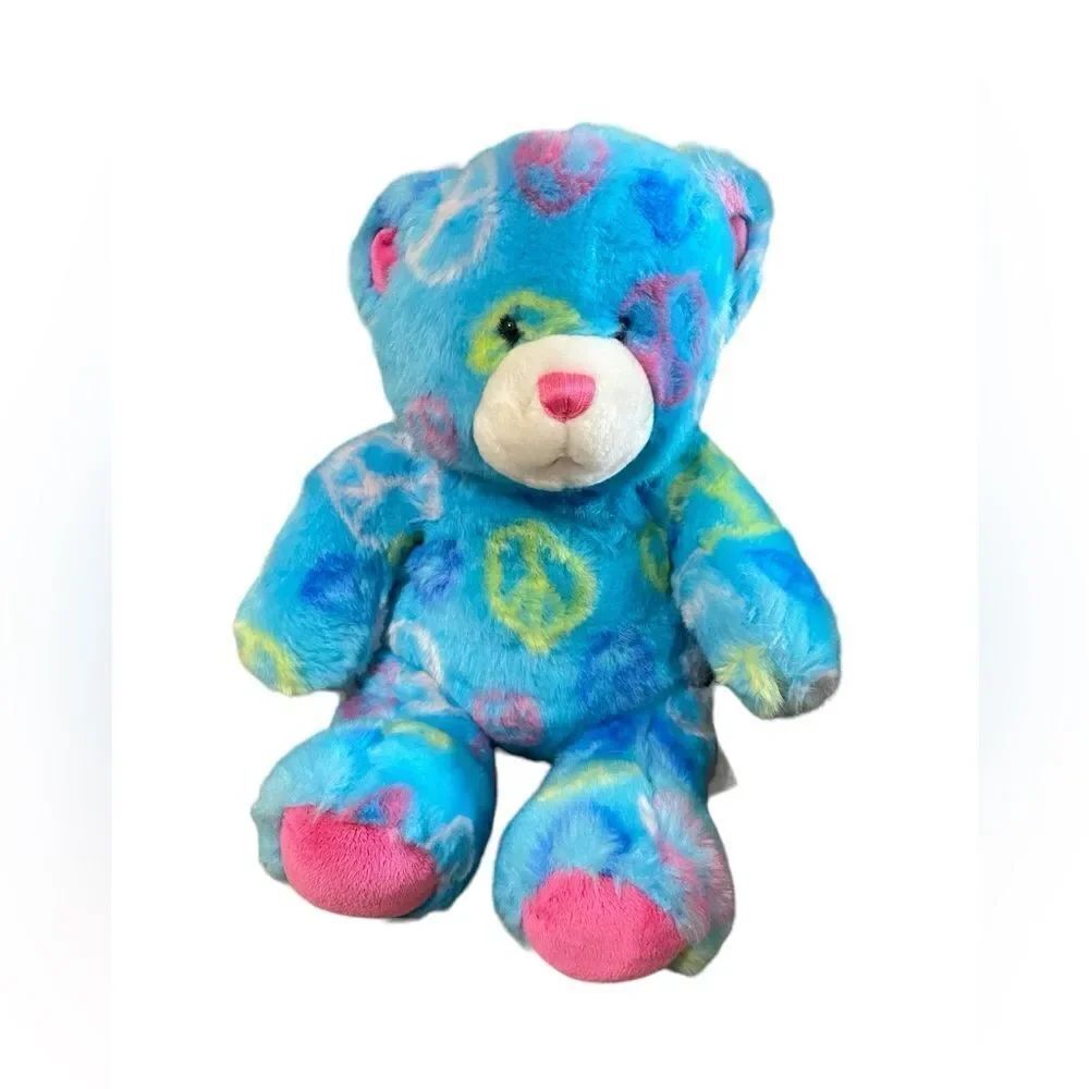 Build A Bear Peace Sign Teddy Bear
